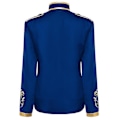 Miniatyrbilde 2 av 2: Menns Mote Hoff Prins Uniform Gullbrodert Jakke Blue XL