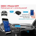 KW902 V1.5 Bil Diagnostikverktyg Kodläsare Bluetooth 5.0 OBD2 Scanner för Android IOS med Strömbrytare