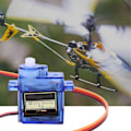 Miniatyrbild 3 av 5: 10 st SG90 9G Mini Servo Servomotor för RC-plan Robotarm Fastvinge Servomotorstyrning för Luft