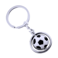 Pikkukuva 1 / 5: 3D Pyörivä Mini Koripallo Jalkapallo Avaimenperä Golf Avaimenperä Matkamuisto Lahja Football-02