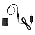 Miniatyrbilde 1 av 5: -E10 5V USB Dummy Batteri DC Kobler Adapter (Erstatning for LP-E10) for Rebel T3/T5/T6/T7/T100