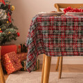 Miniatyrbild 1 av 5: Julbordsduk Snöflinga Rutig Bordsduk Julbordsunderlägg Rektangulär Festival Bordsöverdrag Jul Kök Heminredning Style F 140X300cm