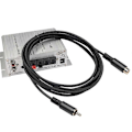 Miniatyrbillede 1 af 5: RCA Forlængerkabel RCA Audio Video Kabel RCA Han til Hun Ledning til Højttaler, Subwoofer, Kamera, H