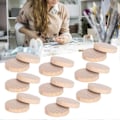 Miniatyrbillede 4 af 5: 100 stk. blanke træskiver træhåndværk DIY dekoration maker håndlavede tilbehør (3 cm)