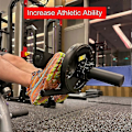 Miniatyrbild 2 av 5: Tib Bar från Tibialis Trainer för vad- och skenbensstyrketräning. Tibialis Anterior träningsutrustning passar 2-tums viktplattor