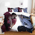Miniatyrbilde 1 av 2: Haikyuu 3D-printet sengesett dynetrekk dynetrekk putetrekk barnegave farge 7 AU single 140x210cm
