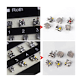 Miniatyrbilde 4 av 5: Tannregulering Bracket, Brackets for Tannregulering, 5 Sett 100 Stk Tannregulering Tenner Modell Mini 022 Slot 345 Hoo