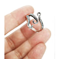 Miniatyrbilde 4 av 4: 2025 Egnet rustfritt stål blekksprutring for menn og kvinner retro ring nattverksted punk ny blekksprutring flekk