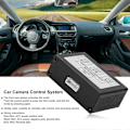 Miniatyrbillede 3 af 5: Bil Front Kamera Switcher Parkeringskamera Konverter Front Bag Visning Video Switch Kanal Kontrol