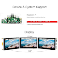 Miniatyrbild 3 av 5: 4,3 tums LCD-skärm för 4B/3B+/3A+/3B/2B/B+/A+ IPS Kapacitiv Touchskärm Monitor 800X480