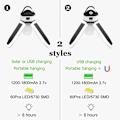 Miniatyrbillede 4 af 7: Solar Nødtransportabel Lampe Foldbar Campinglanterne Solar or USB Charge
