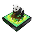 Pikkukuva 3 / 5: 3D Panda Kalenteri 2024 Paperinleikkaustaide Valolla Aikakalenteri 2024 DIY Lahjoihin Työpöydän Koristeluun