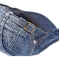 Miniatyrbild 5 av 5: 2-pack Denim Basker Hatt Herr Retro Casual Hattar Diagonalrandiga Hattar