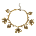 Miniatyrbillede 2 af 5: Mode Kvinder Sommer Strand Elefant Ankelkæde Unisex Metal Hjerte Udskæring Ankelkæde silver color
