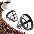 Miniatyrbilde 3 av 5: 4-pakning Nr. 4 Gjenbrukbart Kaffetrakter Filter for Ninja-filtre, Passer de fleste 8-12 Kopp Kurv Drypp Kaffe