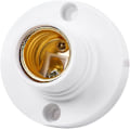 Miniatyrbillede 4 af 5: 5 stk. E14 Lampeholder, E14 Edison Skrue Pæreholder, Loftlampefatning i Plast Crday Gave