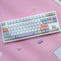 Miniatyrbild 4 av 5: 1 Set Smiley Face PBT Keycaps Dye Sublimation Cherry Mekaniskt Tangentbord 129 Tangenter Cherry Keycaps Smiling face