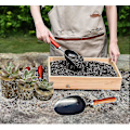 Miniatyrbild 2 av 5: Trädgårdsspade, handspade för trädgårdsarbete, lämplig för jord, kompostflyttning, plantering, omplantering, skopa av djurfoder