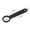 Miniatyrbilde 4 av 5: 36mm Bakakselmutter Momentadapter Lyddemperfjerning Ikke Nødvendig Juster Beltestramming Bakakselmutter Moment