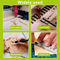 Pikkukuva 2 / 5: Balsa Levyt 12 kpl, 12x12x1/8 tuumaa Vanerilevyt, 3mm Balsa