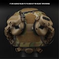 Miniatyrbild 1 av 5: Taktiskt Headset Fäste Hjälmmonterad Tillbehörsskena Adapter Kit Justerbar Pickup Brusreducering