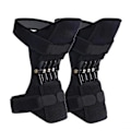 Miniatyrbild 1 av 5: Power Knee Support Brace Fjäder Knäskydd, 1 par Patella Booster Fjäder Knäskydd Stöd För Vandring Sport