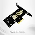 Pikkukuva 5 / 5: NVMe-sovitinkortti PciEX4 M Key M.2 -laajennus PCIE3.0 -sarjasovitin