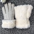 Miniatyrbillede 4 af 5: Vinterhandsker i fåreskind til kvinder og mænd, ægte cashmere pels, varme Style2