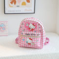 Miniatyrbild 1 av 5: Anime Barnryggsäck Resväska Skolväska Flickor Förskola Skolväska Födelsedagspresent Hello Kitty