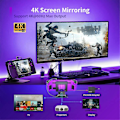 Miniatyrbillede 2 af 4: Rotationsstand Dockingstation til Ally X& OLED&Switch& Pro 4K2K 100W Opladning Ally 30W Turbo Mode