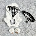 Pikkukuva 5 / 5: 17 cm:n minipehmolelun vaatteet asusteet Korealaisille Kpop Exo Labubu -idolinukeille katupoikavaatteet lahjaksi Gray