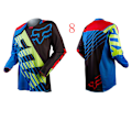 Miniatyrbild 1 av 2: Sommar herr FOX downhill cykelkläder snabbtorkande ventilerande långärmad T-shirt style 8 XXL