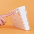 Miniatyrbild 4 av 5: A100 Mekaniskt Gamingtangentbord 2.4G+ Trådbundet Blå Switch 100 Tangenter Hot Swappable Uppladdningsbart Gamingtangentbord white Yellow axis