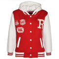 Miniatyrbilde 1 av 2: Unisex Baseballjakker med Rød Kontrastfarge 3-4 Years