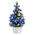 Miniatyrbilde 1 av 2: Bordmodell Mini Juletre (blå), 20 cm Kunstig Juletre Miniatyr Furu Juletre For Juledekorasjoner, Hjem, Kjøkken, Spisestue