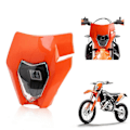 Miniatyrbilde 3 av 5: Motorsykkel LED frontlykt kåpe Dirt Bike Motocross hodelykt lampe for F EXC XCF FE TE Hvit