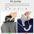 Miniatyrbilde 3 av 5: Elektrisk Luftpumpe Bærbar Trådløs Luftpumpe Oppblåsbar Madrasspumpe Inflator & Deflator Bassengpumpe f