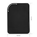 Miniatyrbilde 2 av 5: Svart Silikon Varmebestandig Reise Matte, Anti-Varme Pad for Rettetang, Krølltang, Flat