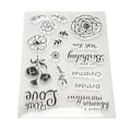 Miniatyrbilde 5 av 5: 10 stk. transparente stempler DIY klare stempler dekorative scrapbooking-stempler for fotoalbum, dagbøker, konvolutter T2015
