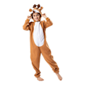 Miniatyrbilde 2 av 5: Jule Elk Barne Hel Pyjamas Reinsdyrkostymer For Julebordaktiviteter M