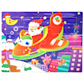 Pikkukuva 1 / 5: 15*11cm 3D Palapeli Sarjakuvaeläimet Puupalapeli Lasten Kognitiivinen Palapeli Vauvan Puiset Lelut Opetuslelut Lapsille 9-santa Claus