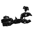 Miniatyrbilde 4 av 5: Dobbel Metall Superklemme Artikulerende Arm Klips 360 Dobbelthodet Superklemme for Paraply Monitor LED