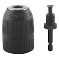 Miniatyrbild 1 av 5: 1/2 tum Nyckellös Borrchuck Borrchuckadapter för Slagskruvdragare Snabbkoppling