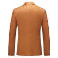 Miniatyrbild 2 av 2: Slim Fit Kavaj för Män, Business Casual, En Knapp Brown M