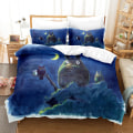 Pikkukuva 1 / 3: M23 Naapurini Totoro 3D-painettu vuodevaatesetti pussilakanalla, peittopussilla ja tyynyliinalla, lasten lahja US FULL 200x230cm