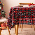 Miniatyrbild 1 av 5: Julbordsduk Snöflinga Rutig Bordsduk Julbordsunderlägg Rektangulär Festival Bordsöverdrag Jul Kök Heminredning Style C 140X220cm