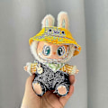Miniatyrbild 1 av 5: Original Andra Generationens Labubu Monster Have A Seat Serie Söt Docka Klädleksak Ornament Endast Kläder Söt Dockleksak Present-Labubu 20
