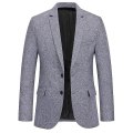 Miniatyrbillede 1 af 2: Herre Casual Blazer To Knaps Sportsjakke Jakkesæt Grey L