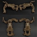 Miniatyrbild 3 av 5: Taktiskt Headset Fäste Hjälmmonterad Tillbehörsskena Adapter Kit Justerbar Pickup Brusreducering