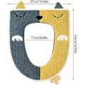 Miniatyrbild 4 av 4: Förtjockad Toalettsitsdyna, 2 st Universal Toalettsitsskydd Dyna Tvättbar Återanvändbar